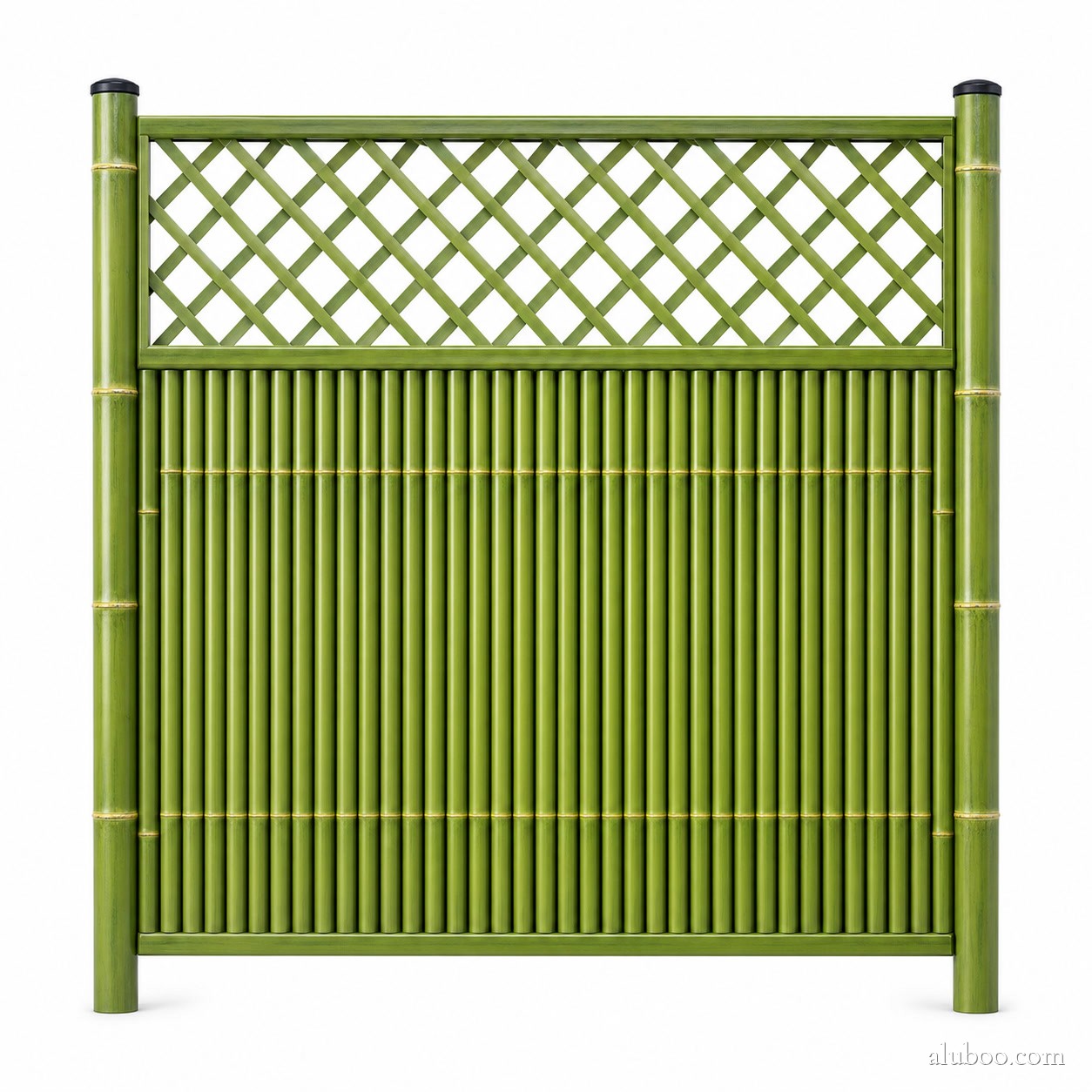 Marrakesh Lattice in Green Bamboo